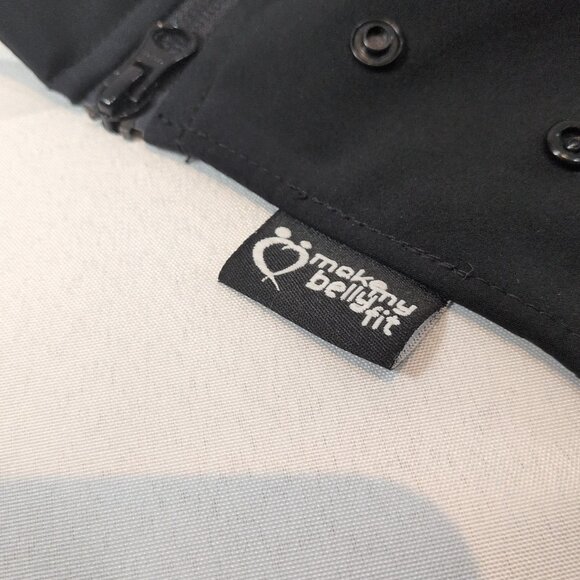 Make My Belly Fit Universal Coat Jacket Extender Black Pregnancy Maternity - Picture 3 of 13